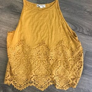 High neck tank top